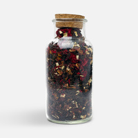 Чай «Сокочай», черный с соком ананаса с вишней, цветками и коркой граната и лемонграссом