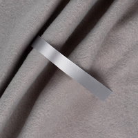 Лента сатиновая Satin 10 S, серая, 10 см